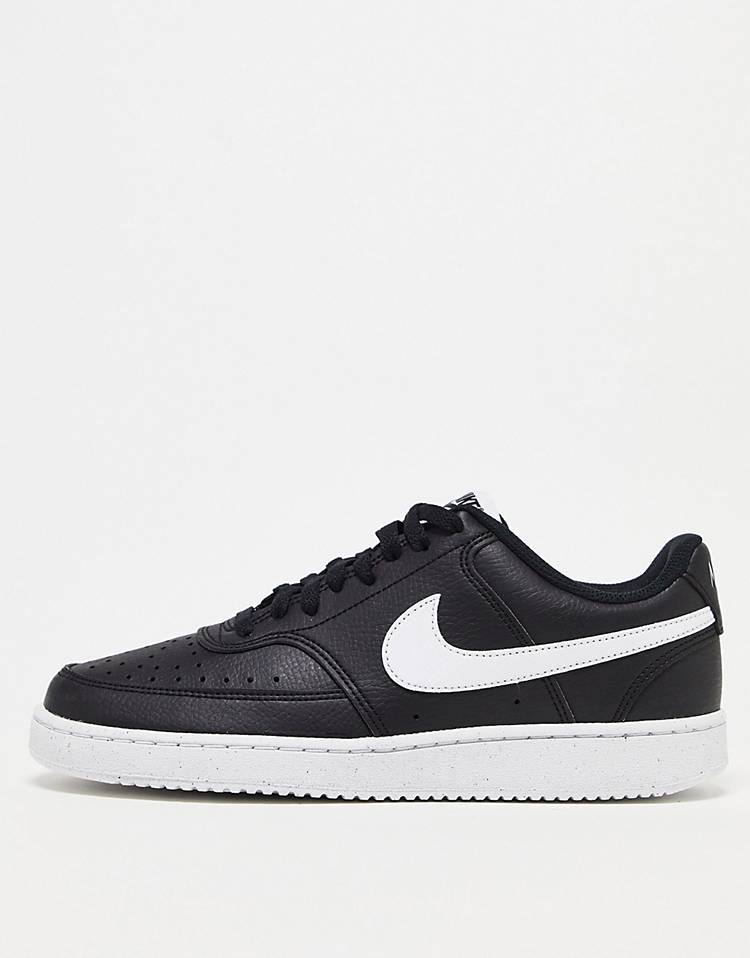 Nike Court Vision Low Next in black and white